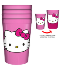 Thumbnail for Hello Kitty Face  4pk 15oz Color Change Plastic Cup – 12 pc ppk ($4.75 each)