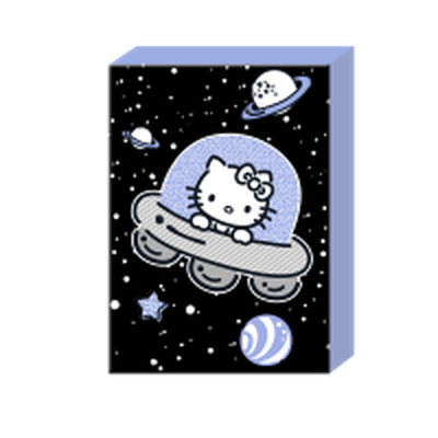 Hello Kitty Spaceship  5" x 7" x 1.5" Box Sign Wall Art – 16 pc ppk ($4.00 each)