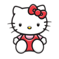 Thumbnail for Hello Kitty Sitting Pose  Plush Coin Bank – 4 pc ppk ($9.50 each)