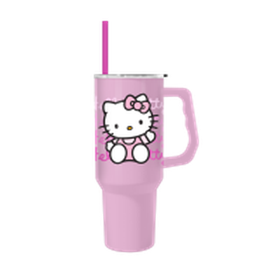 Hello Kitty Gradient  40oz Stainless Steel Tumbler w Handle – 12 pc ppk ($13.75 each)