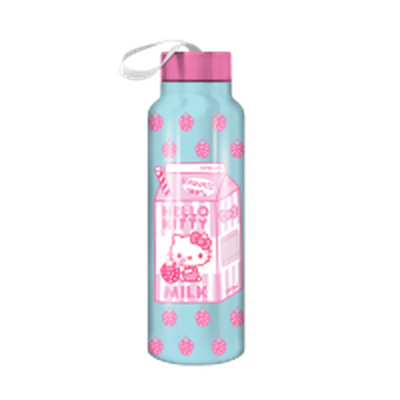 Hello Kitty Strawberry Milk  27oz Stainless Steel Waterbottle with Strap – 12 pc ppk ($8.50 each)