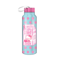 Thumbnail for Hello Kitty Strawberry Milk  27oz Stainless Steel Waterbottle with Strap – 12 pc ppk ($8.50 each)