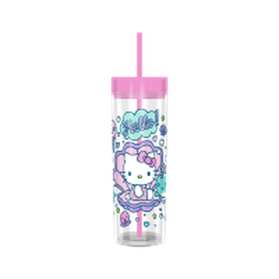 Hello Kitty in Clam Hello  20oz Tall Plastic Tumbler – 12 pc ppk ($5.25 each)