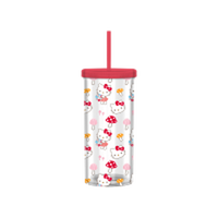 Thumbnail for Hello Kitty Mushroom Poses  20oz Plastic Tall Cold Cup w/ Lid and Straw – 12 pc ppk ($5.25 each)