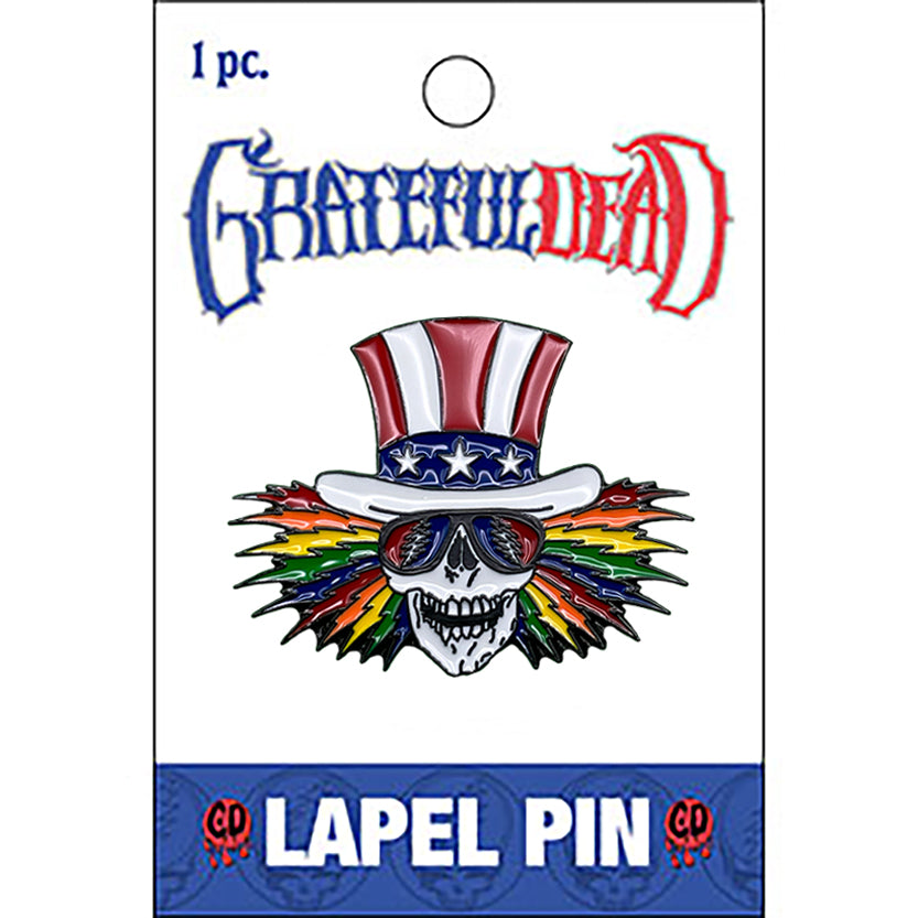 Grateful Dead Uncle Sam 1.25" Lapel Pin - 3 pc prepack