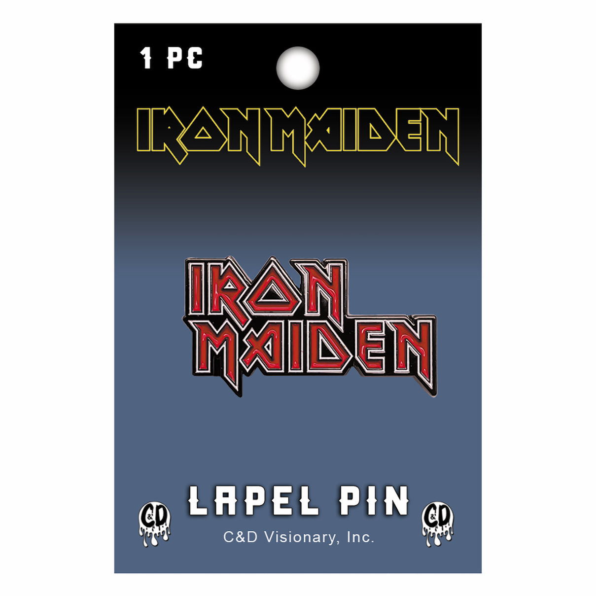 Iron Maiden Logo 1.5" Lapel Pin - 3 pc prepack