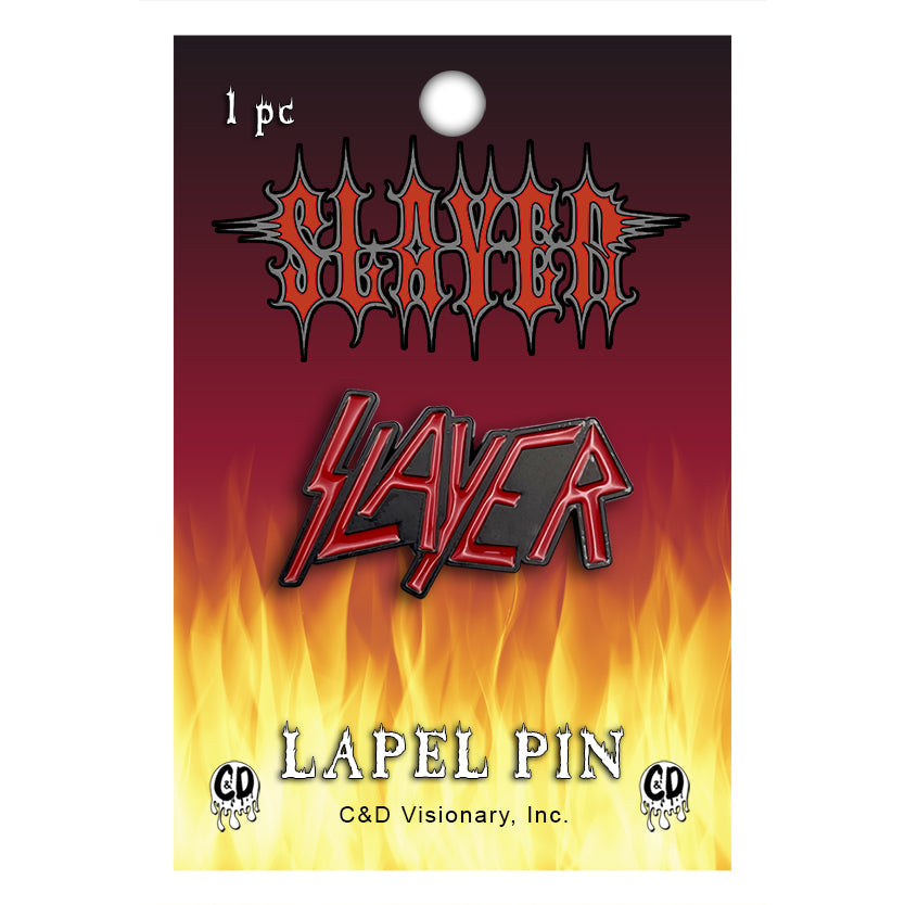 Slayer Logo 1.25" Lapel Pin - 3 pc prepack