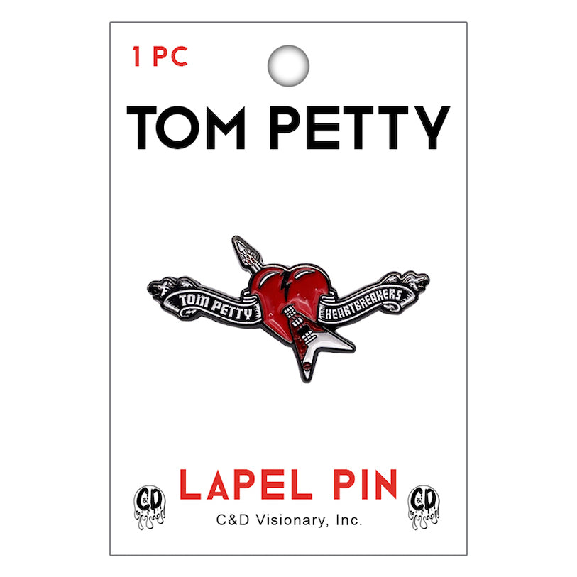 Tom Petty Modern Logo 1.5" Lapel Pin - 3 pc prepack