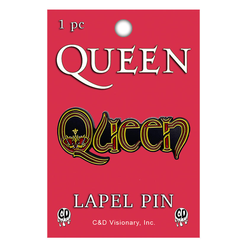 Queen 1973 Logo 1.75" Lapel Pin - 3 pc prepack