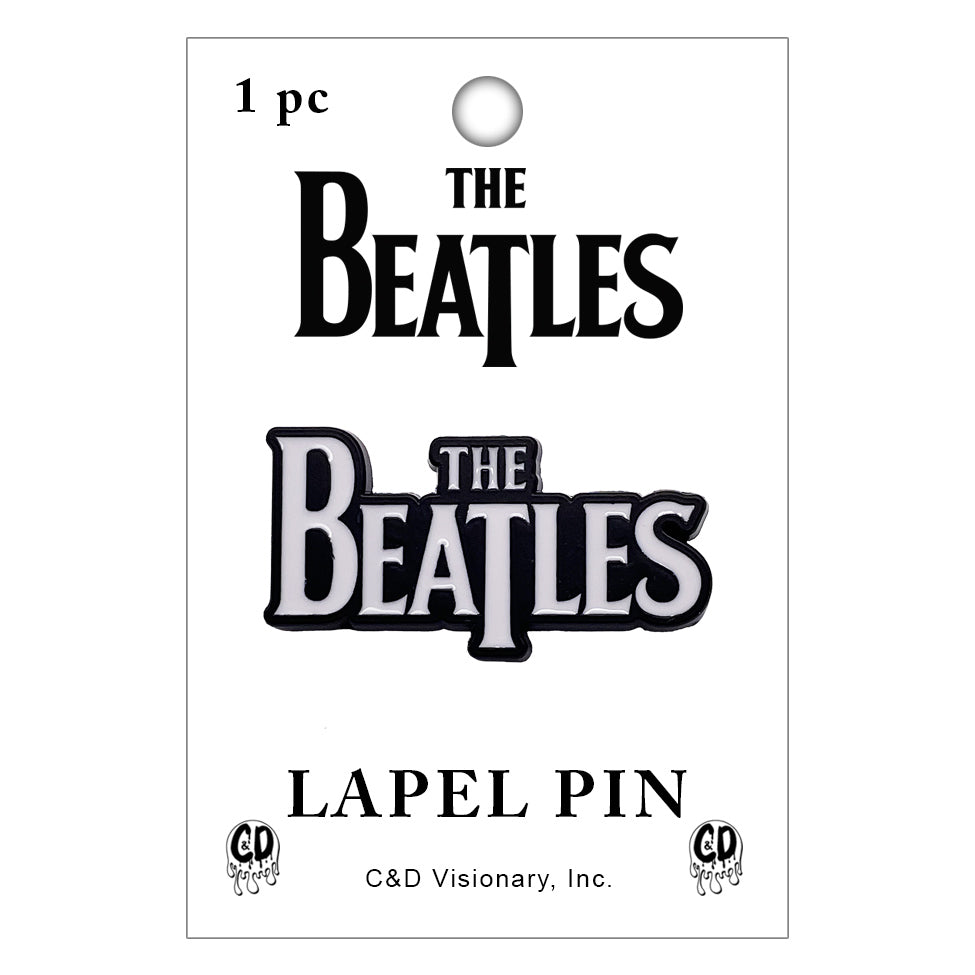 The Beatles Name Logo 1.5" Lapel Pin - 3 pc prepack
