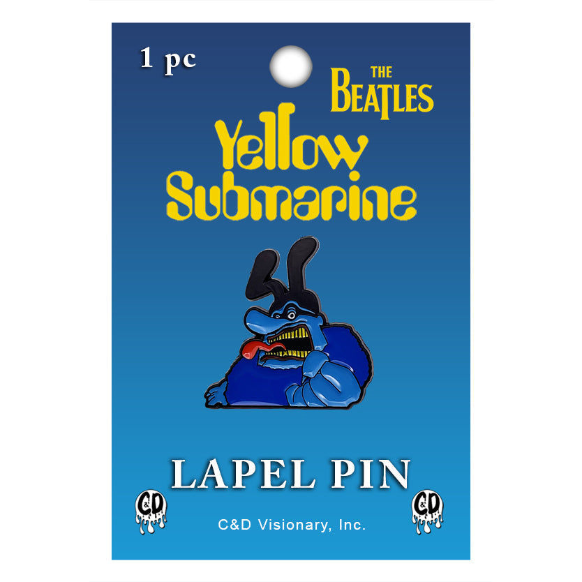 The Beatles Yellow Submarine Blue Meanie 1.25" Lapel Pin - 3 pc prepack