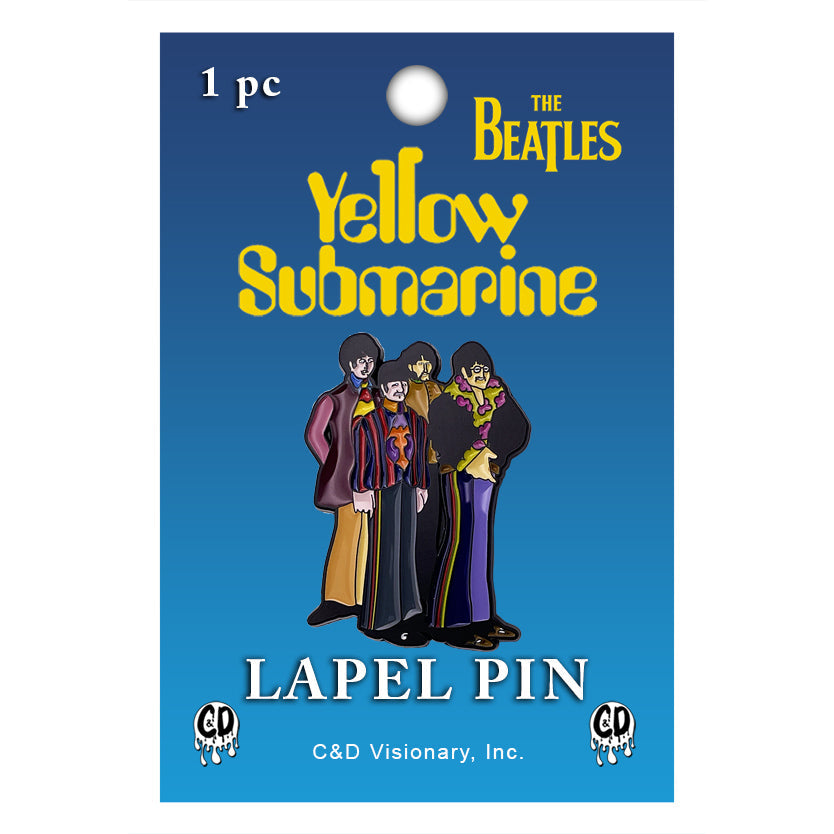 The Beatles Yellow Submarine The Band 1.6" Lapel Pin - 3 pc prepack
