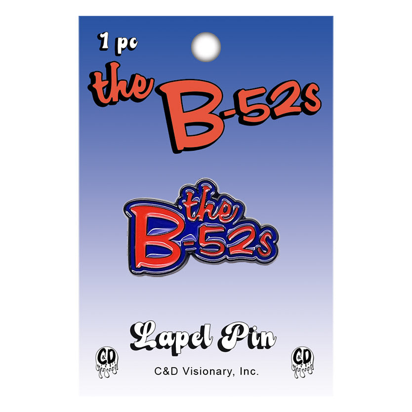 The B-52s Logo 1.25" Lapel Pin - 3 pc prepack