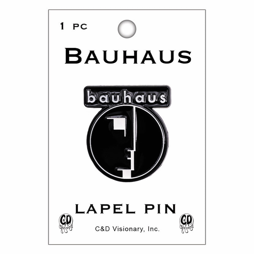 Bauhaus Logo 1.25" Lapel Pin - 3 pc prepack