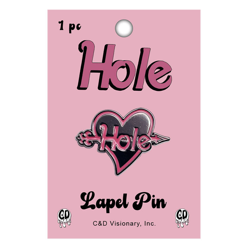 Hole Heart Logo 1.25" Lapel Pin - 3 pc prepack