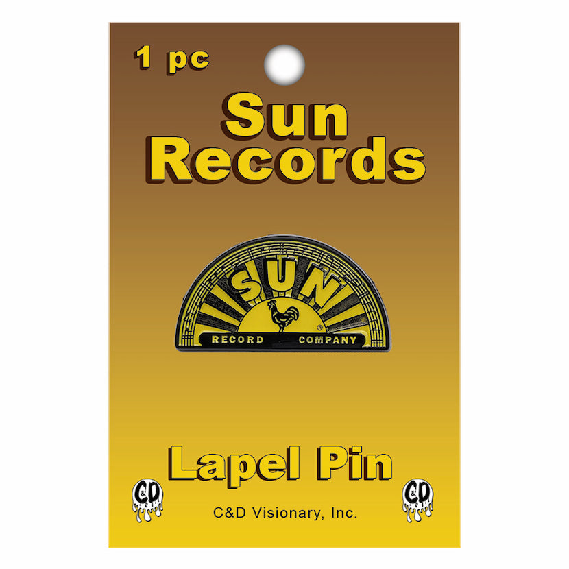 Sun Records Half Circle Logo 1.25" Lapel Pin - 3 pc prepack