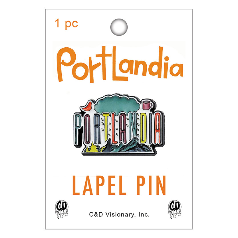 Portlandia Cloud Logo 1.25" Lapel Pin - 3 pc prepack