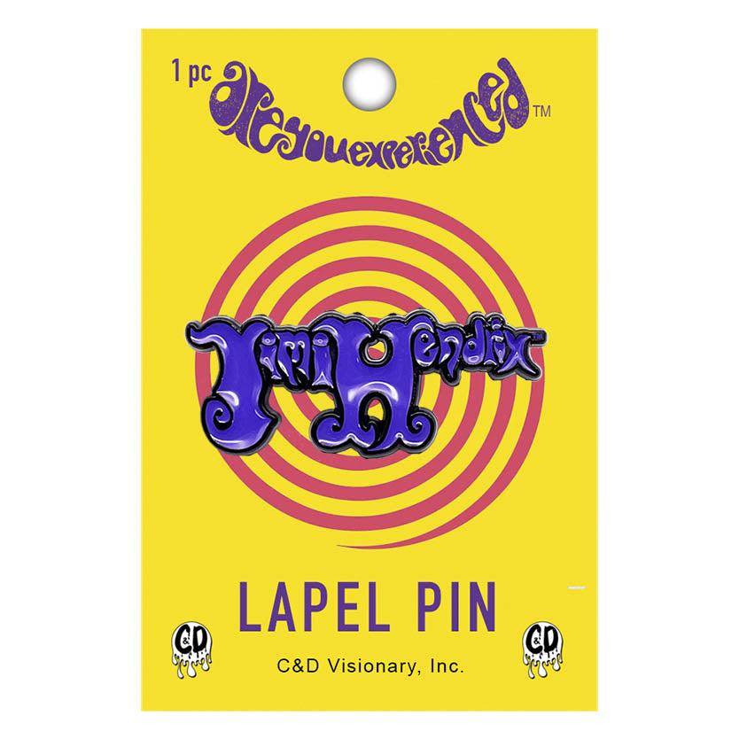 Jimi Hendrix Logo 1.6" Lapel Pin - 3 pc prepack