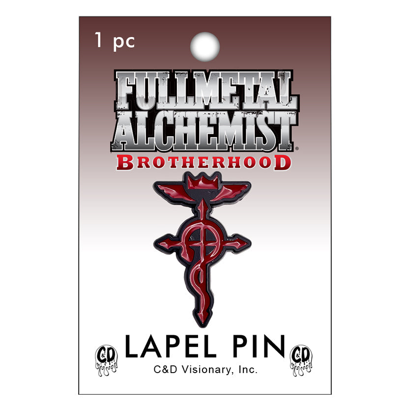 Fullmetal Alchemist Brotherhood Flamel Symbol 1.35" Lapel Pin - 3 pc prepack