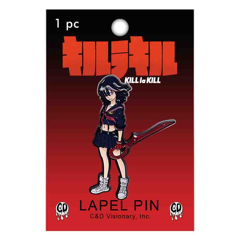 Kill La Kill Ryuko with Blade 1.7" Lapel Pin - 3 pc prepack