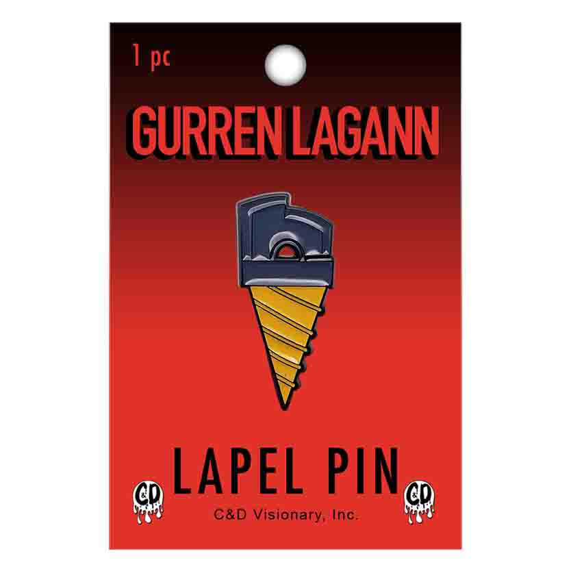 Gurren Lagann Drill Key 1.25" Lapel Pin - 3 pc prepack