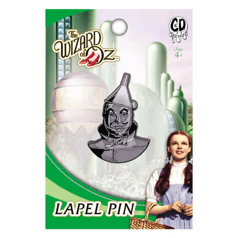 The Wizard of Oz Tin Man 1.25" Lapel Pin - 3 pc prepack