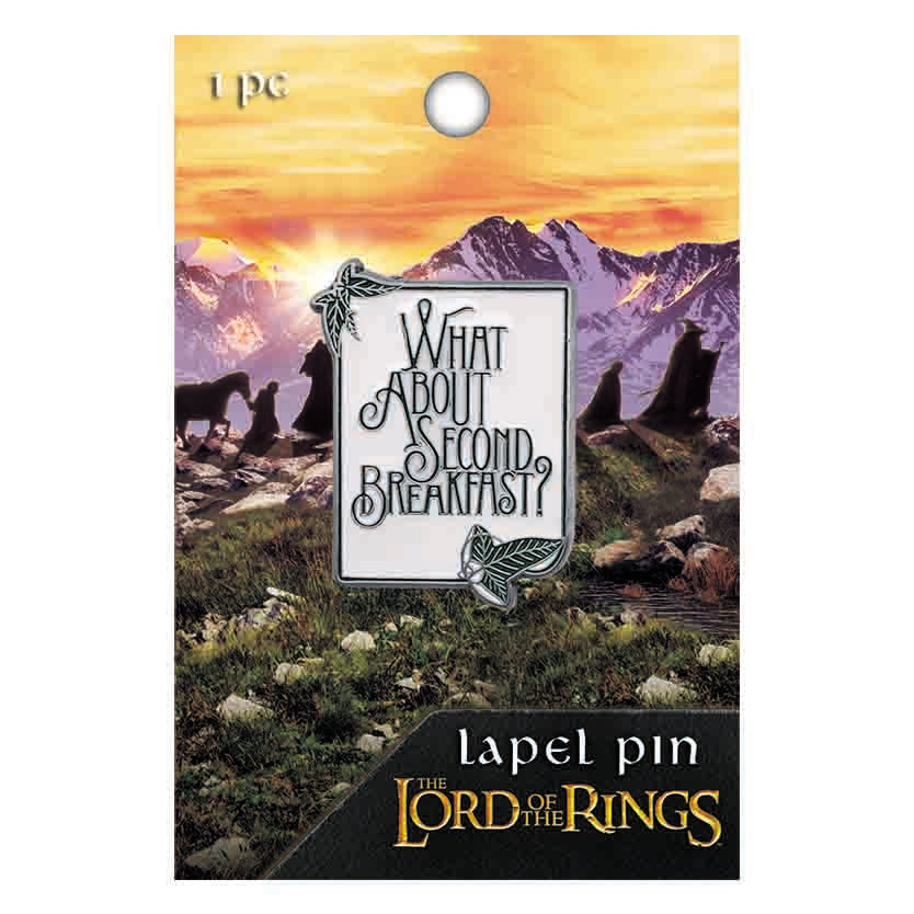 The Lord of the Rings Second Breakfast 1.25" Lapel Pin - 3 pc prepack