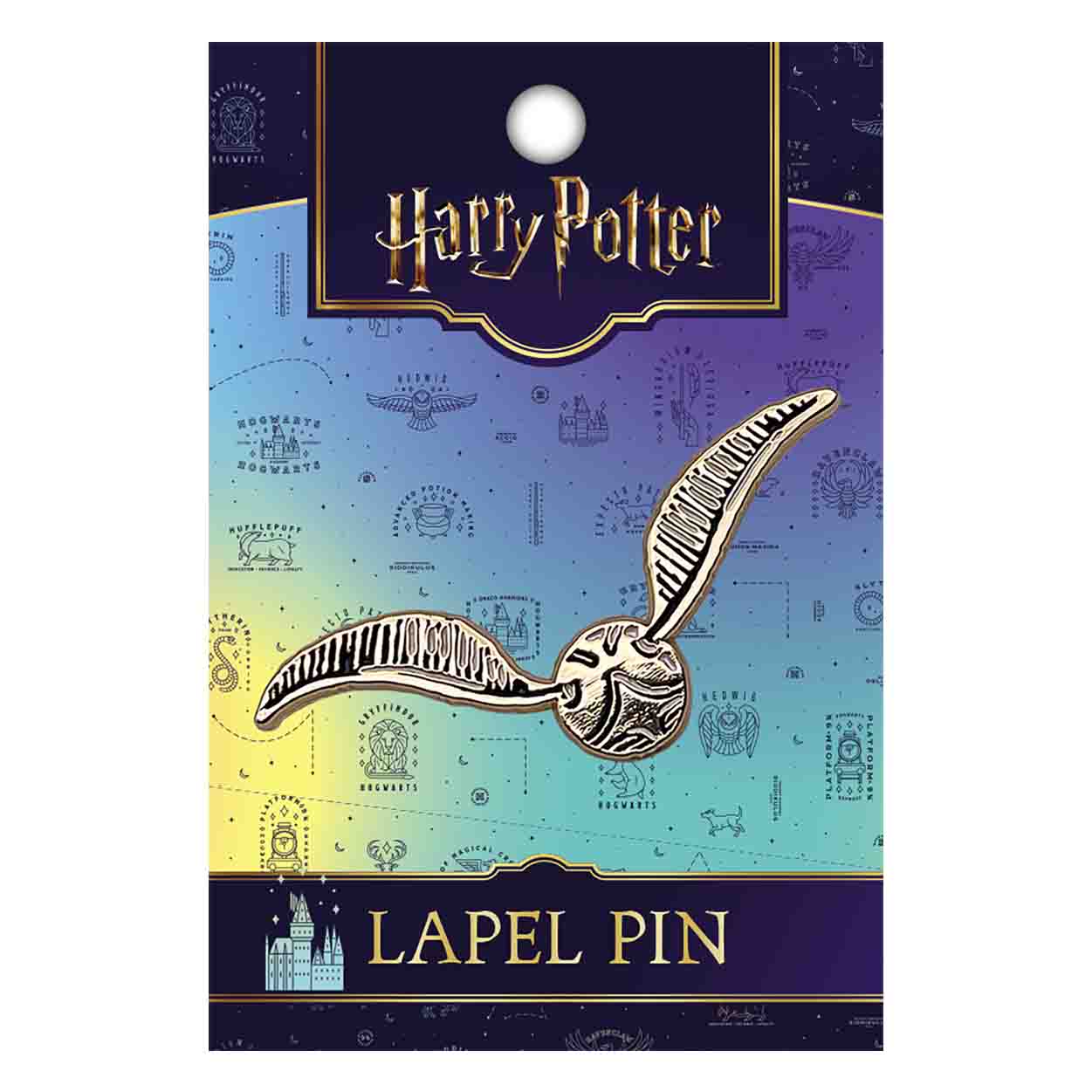 Harry Potter Golden Snitch 1.75" Lapel Pin - 3 pc prepack