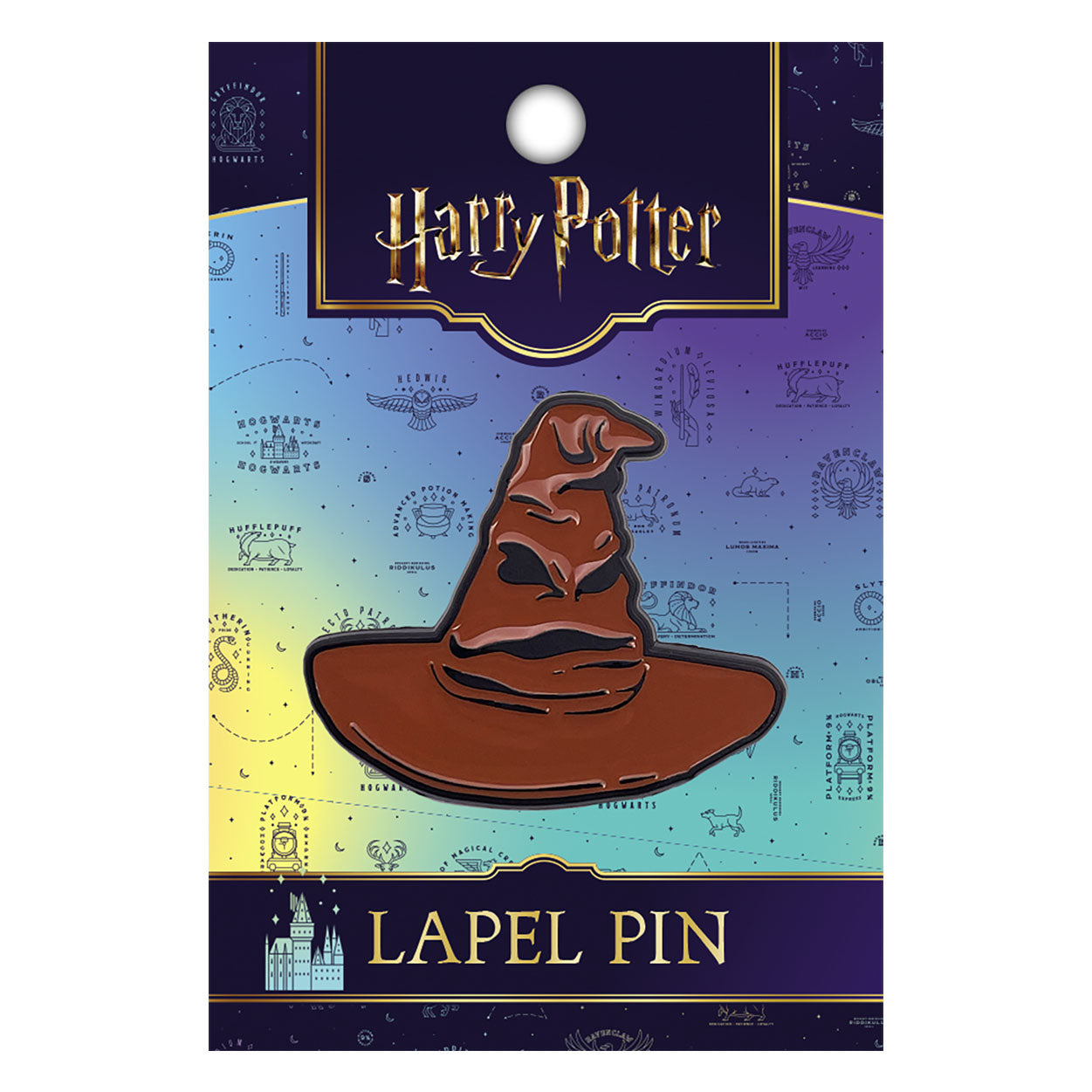Harry Potter Sorting Hat 1.25" Lapel Pin - 3 pc prepack