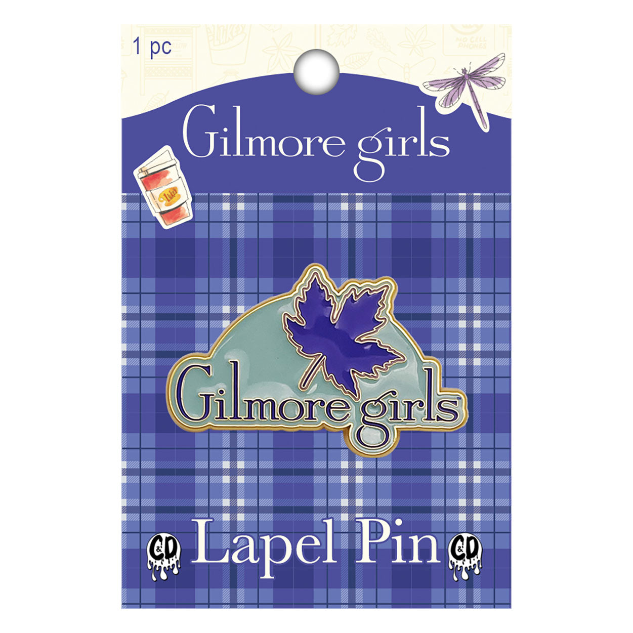 Gilmore Girls Logo 1.25" Lapel Pin - 3 pc prepack