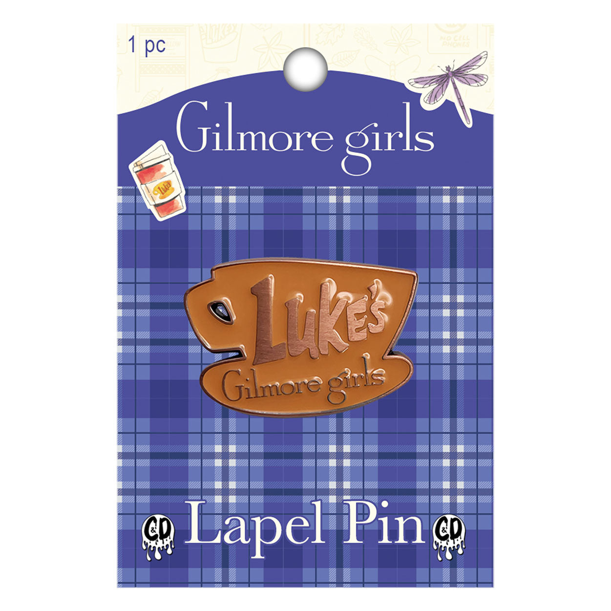 Gilmore Girls Luke's 1.25" Lapel Pin - 3 pc prepack