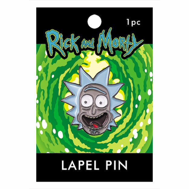 Rick  Morty Drunk Rick 1.25" Lapel Pin - 3 pc prepack