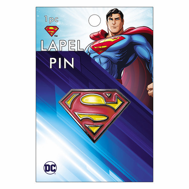 DC Comics Superman Logo 1.25" Lapel Pin - 3 pc prepack