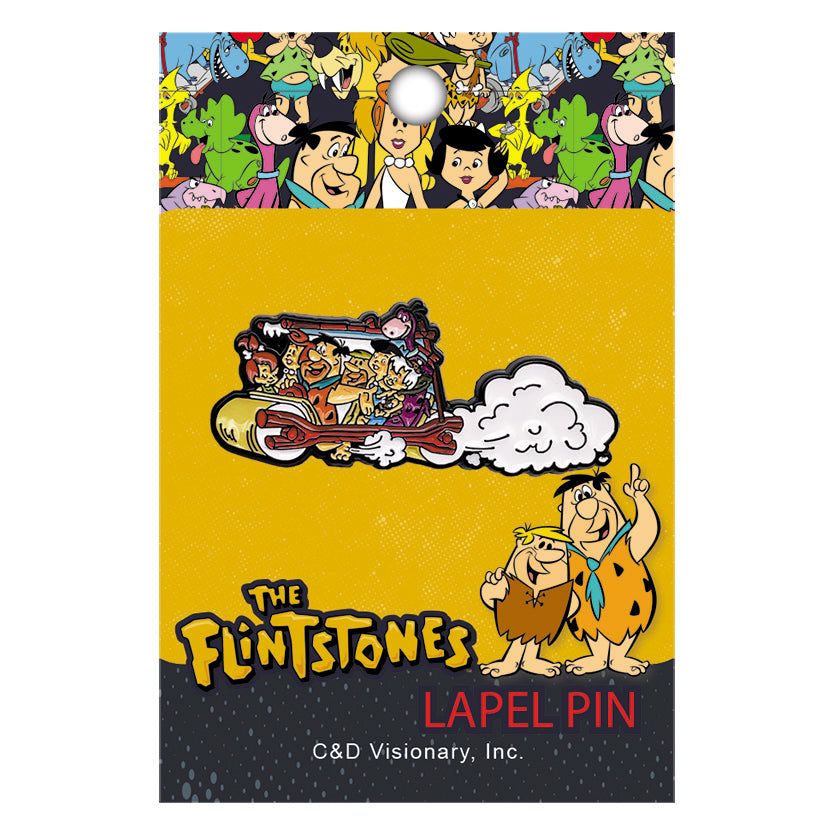 The Flintstones Car 1.6" Lapel Pin - 3 pc prepack