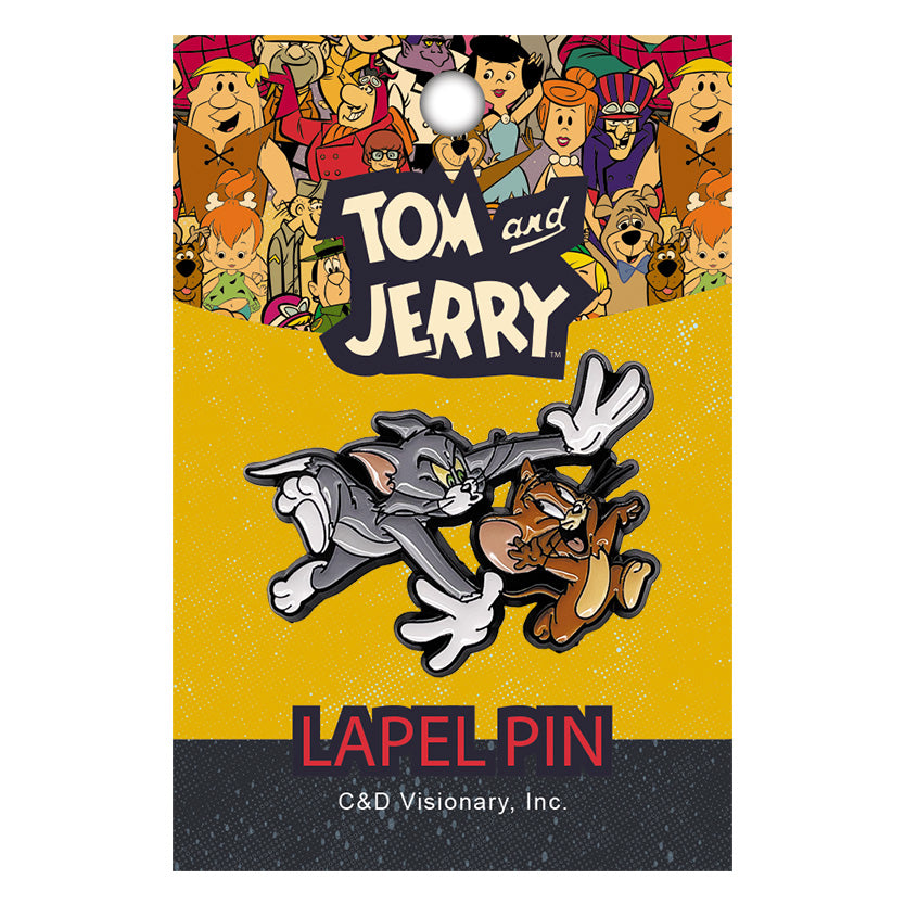Tom  Jerry Chase 1.5" Lapel Pin - 3 pc prepack
