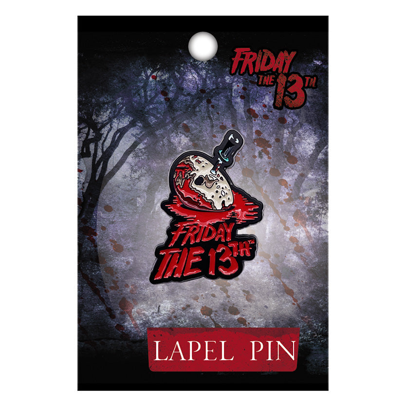 Friday the 13th Logo 1.25" Lapel Pin - 3 pc prepack