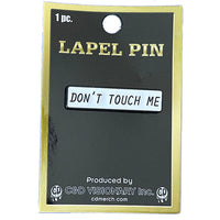 Thumbnail for JSX Don't Touch Me Lapel Pin - 3 pc prepack
