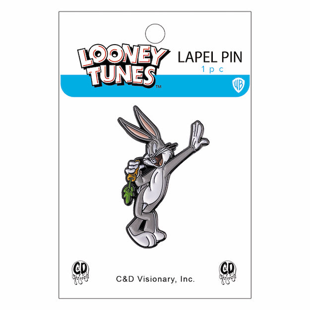 Looney Tunes Bugs Bunny 1.5" Lapel Pin - 3 pc prepack