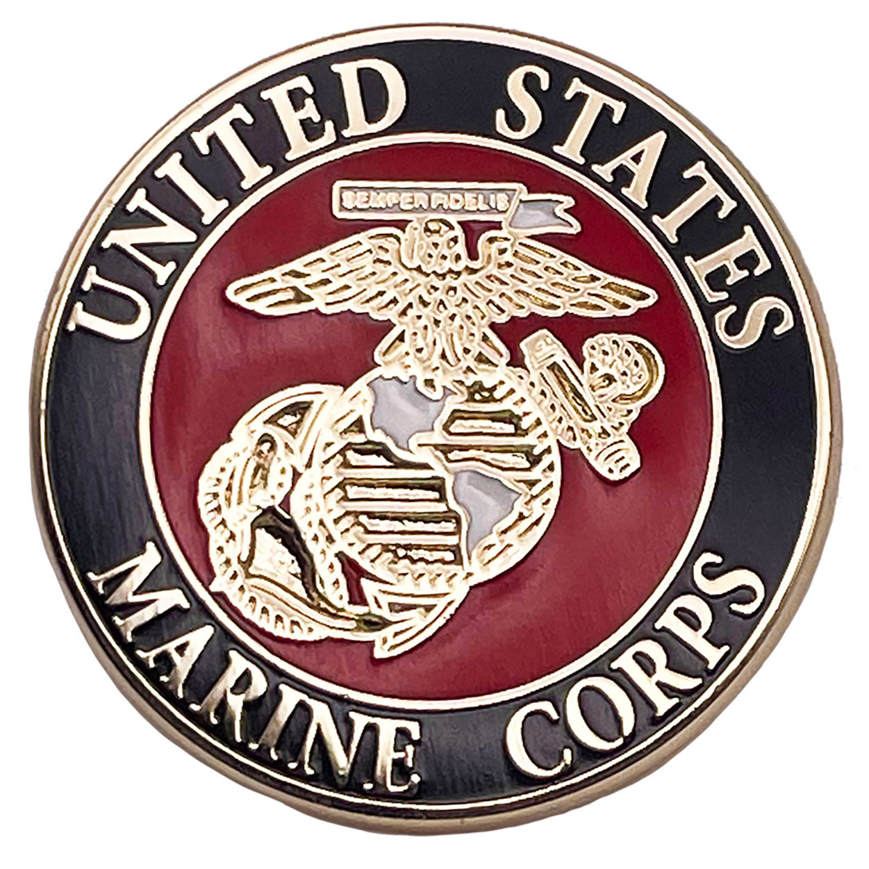 Marines 1" Lapel Pin - 3 pc prepack