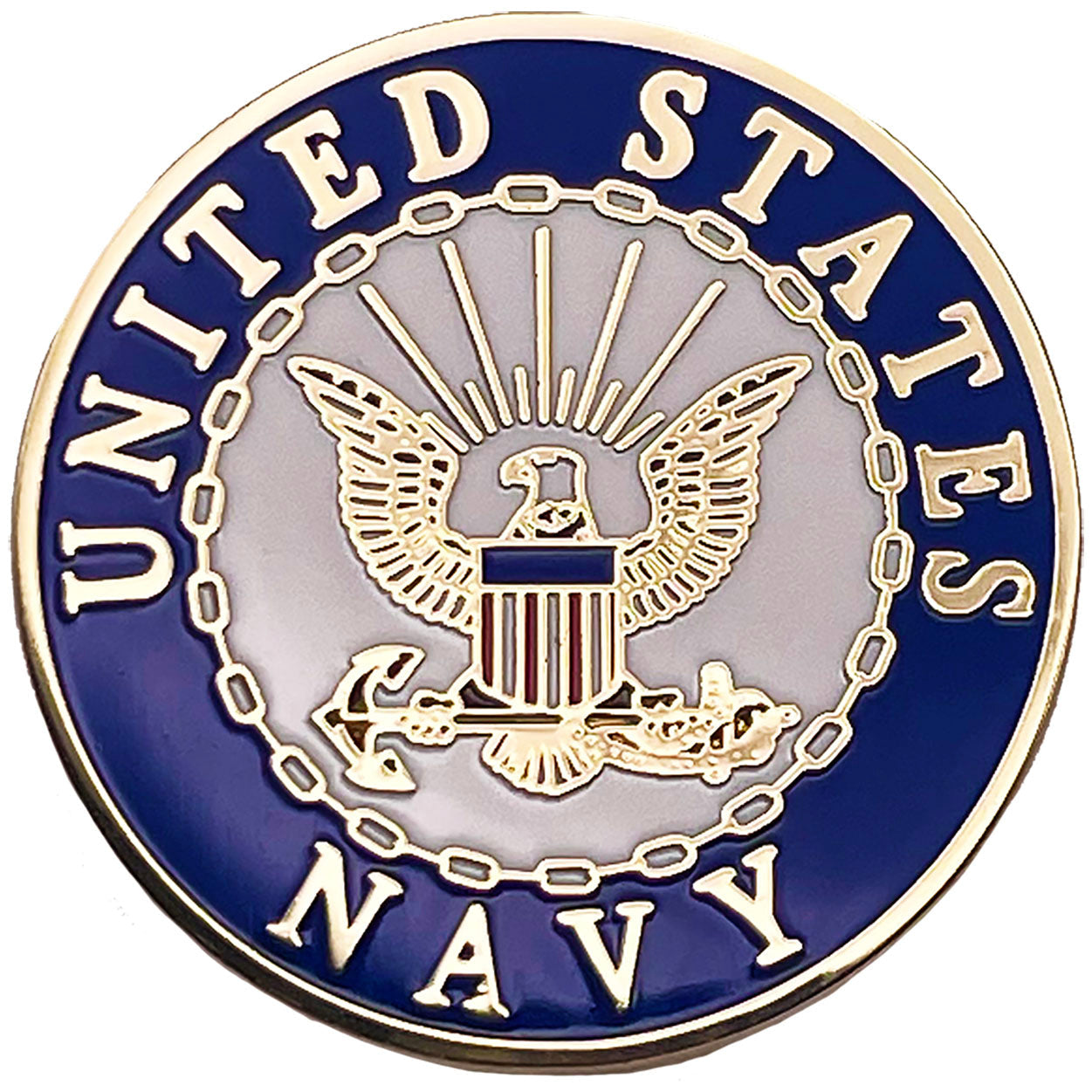 Navy 1" Lapel Pin - 3 pc prepack