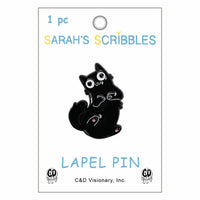 Thumbnail for Sarah's Scribbles Black Cat 1.25