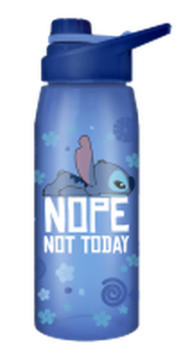 Lilo and Stitch Nope Not Today 28oz Tritan Water Bottle w Screw Lid – 12 pc ppk ($5.50 each)