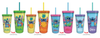 Thumbnail for Lilo and Stitch Tropical Poses  24oz 4 pack Color Change Plastic Tumbler – 12 pc ppk ($8.00 each)