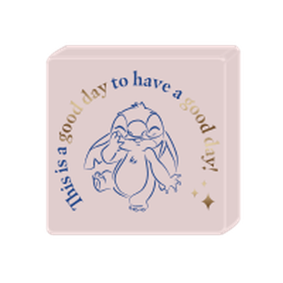Lilo and Stitch Good Day Foil  5" x 5" Ceramic Box Sign – 16 pc ppk ($5.75 each)