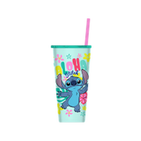 Thumbnail for Lilo Stitch Aloha Stitch Colorful  22oz Double Walled Stainless Steel Tumbler w Straw – 12 pc ppk ($12.50 each)