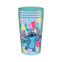Thumbnail for Lilo Stitch Aloha Stitch Colorful 4pc 22oz Plastic Cup Set – 24 pc ppk ($5.25 each)