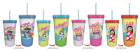 Thumbnail for Lilo and Stitch Tropical Character Poses  24oz 4 pack Color Change Plastic Tumbler – 12 pc ppk ($8.00 each)