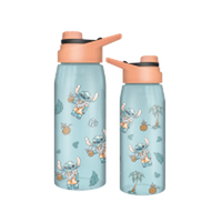 Thumbnail for Stitch Hawaiian Shirt and Icons Tossed Pattern  28oz Water Bottle w Screw Lid – 12 pc ppk ($5.50 each)
