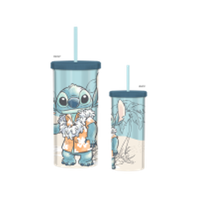 Lilo & Stitch Island Stitch  20oz Plastic Tall Cold Cup w/ Lid and Straw – 12 pc ppk ($5.25 each)
