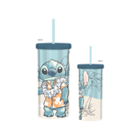 Thumbnail for Lilo & Stitch Island Stitch  20oz Plastic Tall Cold Cup w/ Lid and Straw – 12 pc ppk ($5.25 each)